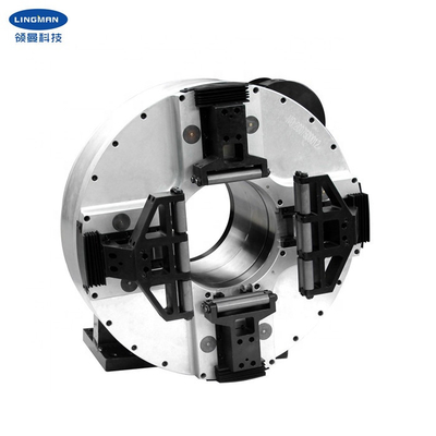 Professionele automatische en pneumatische 4 kaak laser roterende Chuck voor metalen buis cutter
