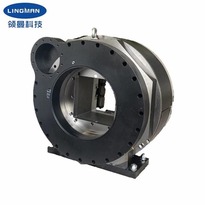 Lingman Four Jaw Rotary Chuck Automatische Pneumatische Laser Chuck Voor Metalen Pipe