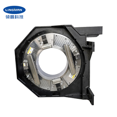 Volstrekt holle F520B voorkant Chuck 4 kaken Pneumatische Chuck voor glasvezel laser snijden