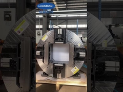 China Dubbele actie automatische laser pneumatische cnc roterende chuck voor het snijden van buizen