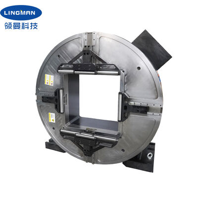 LINGMAN Beut Large Hollow 640mm Laser Rotary Front Chuck 25KN Klemkracht voor pijpleiders
