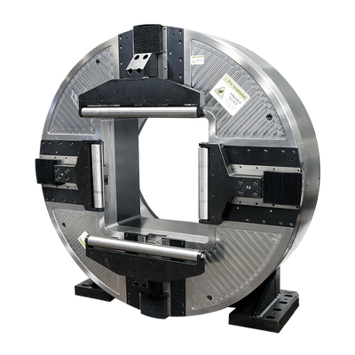 Heavy Duty 640mm Pneumatic Laser Chuck met 25KN Clamping Force en Full Stroke Design voor het snijden van grote buizen