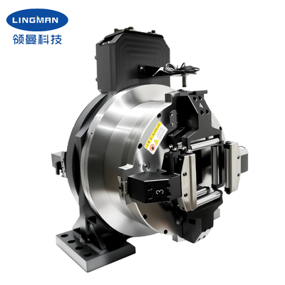 LINGMAN Full-Stroke Double-Acting Pneumatic Chuck       High Precision Synchronous Clamping voor tot 130mm Pipe Tube