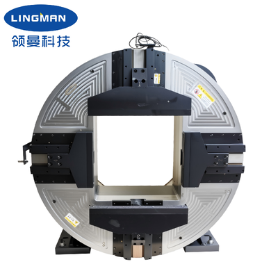 LINGMAN kaak stijl 4 kaak draaibank Front Mount Zelfcentrerende draaibank Full-travel Main Chuck vierkant Hole Type